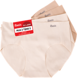  Pack 4 Quần lót nữ su không đường may iBasic lưng cao vừa không lộ viền free cut phom hipster - V029_PA4 