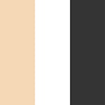 Trắng kem - Da beige - Đen