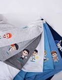  Pack 7 Combo quần lót bé trai iBasic cotton USA kháng khuẩn phom boxer in hình - PANB030 
