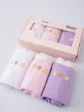  Hộp 3 quần lót bé gái iBasic cotton USA kháng khuẩn boyshort hoạ tiết - PANG020 