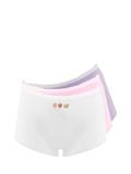  Hộp 3 quần lót bé gái iBasic cotton USA kháng khuẩn boyshort hoạ tiết - PANG020 