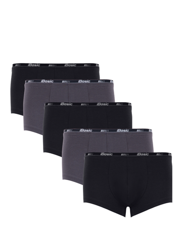  Combo 5 Quần lót nam phom trunk iBasic cotton USA kháng khuẩn - PANM141 