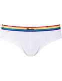  Quần lót nam Rainbow iBasic lưng sọc loang phom brief tam giác cotton USA kháng khuẩn - PANM162B 