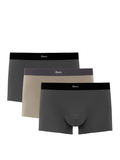  Combo 3 Quần lót nam iBasic không đường may vải modal phom đùi trunk PANM169 