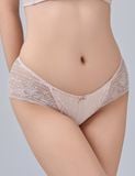  Quần lót nữ ren iBasic lưng vừa hoạ tiết ren logo - PANW181 