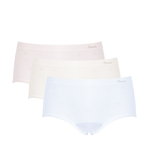 Combo 3 Quần lót nữ nguyệt san thun lạnh iBasic vải modal lưng cao phom hipster - PANW215