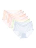  [PRE_ORDER] Combo pack 6 quần lót nữ su siêu mỏng nhẹ không đường may su đáy kháng khuẩn iBasic - PA6_PANW222 