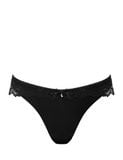 Quần lót nữ iBasic phom bikini phối lưng ren logo - PANY111 