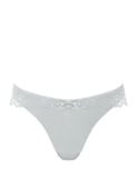  Quần lót nữ iBasic phom bikini phối lưng ren logo - PANY111 