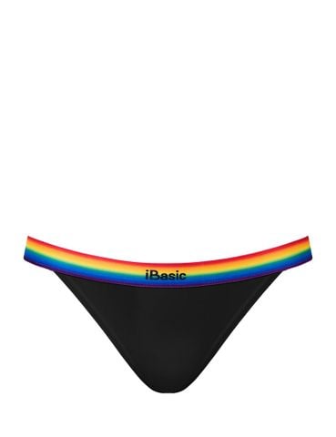Quần lót nữ Rainbow cotton USA iBasic kháng khuẩn lưng sọc loang phom tanga - PANY117B