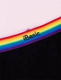  Quần lót nữ Rainbow cotton USA iBasic kháng khuẩn lưng sọc loang phom hipster - PANY118B 