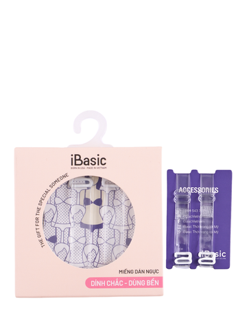  Hộp 2 cặp dây áo ngực nội y trong suốt iBasic - PK076-BOX2 