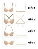  [MUA 1 TẶNG 1] Áo ngực nữ có gọng multiway iBasic 4 kiểu mặc cup 3/4 mút vừa - PK116 