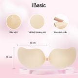  Áo ngực dán cánh tiên nâng ngực khóa giữa không dây iBasic - PK132 