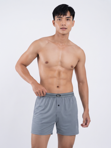  Combo 3 Quần đùi nam iBasic thun lạnh thoáng khí mặc nhà dáng ngắn - SHM010 