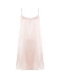  Váy ngủ lụa satin iBasic 2 dây nhún phom suông lưng chữ U – SW079 