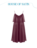  Đầm ngủ nữ iBasic lụa satin hai dây – SW082 