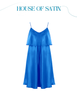  Đầm ngủ nữ iBasic lụa satin hai dây – SW082 