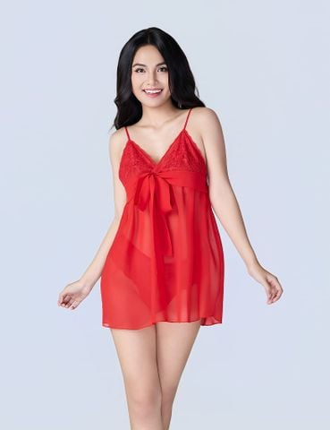  [PRE-ORDER] Đầm ngủ nữ babydoll Season of love cho Giáng Sinh - SW083 