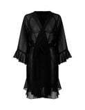  Áo choàng kimono nữ đen Season of love - SW084 