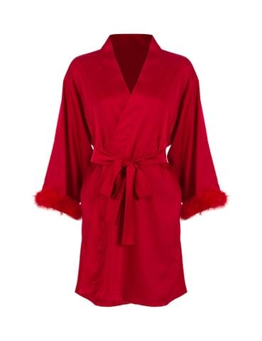  Kimono satin Season of love cho Giáng Sinh - SW085 