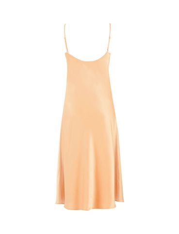  Đầm ngủ lụa satin iBasic hai dây phom suông dài - SW086 