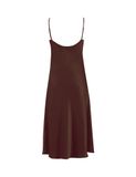  Đầm ngủ lụa satin iBasic hai dây phom suông dài - SW086 