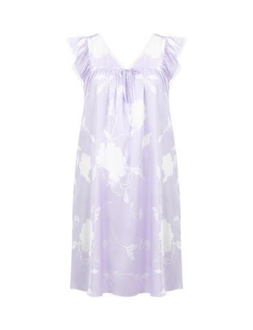  Đầm mặc nhà nữ Summer Blossom iBasic tay cánh tiên - SW088 