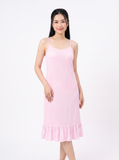  Đầm ngủ nữ iBasic thun lạnh 2 dây màu pastel - SW090 