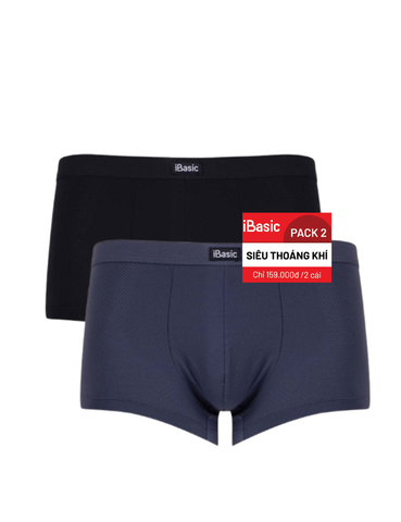  Pack 2 Combo Quần lót nam phom trunk iBasic - PANM133_PA2 