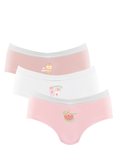  Combo 3 Quần lót bé gái iBasic cotton USA kháng khuẩn phom hipster PANG005-1C 