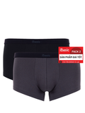  Pack 2 Quần lót nam iBasic logo ẩn phom trunk cotton USA kháng khuẩn PANM130-PA2 
