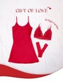  [GIFT OF LOVE] Set nội y ren sắc đỏ iBasic phiên bản giới hạn 