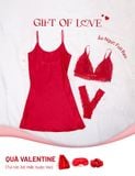  [GIFT OF LOVE] Set nội y ren sắc đỏ iBasic phiên bản giới hạn cho Valentine 