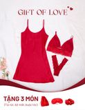  [PRE_ORDER] GIFT OF LOVE Set nội y sắc đỏ iBasic phiên bản giới hạn 