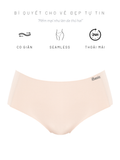  Pack 4 Quần lót nữ su không đường may iBasic lưng cao vừa không lộ viền free cut phom hipster - V029_PA4 