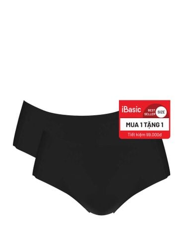  Pack 2 quần lót nữ su không đường may iBasic lưng cao không lộ viền free cut phom hipster V029-PA2 