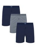  Combo 3 Quần đùi nam iBasic thun lạnh thoáng khí mặc nhà dáng ngắn - SHM010 