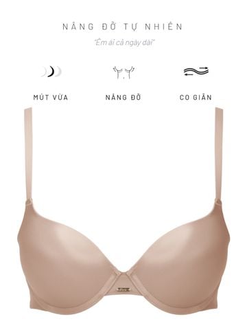  Áo ngực có gọng iBasic mút vừa ánh satin - BRAW118 