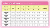  Áo lá học sinh nữ iBasic tròng cổ thun lạnh thoáng khí - BRAT036 