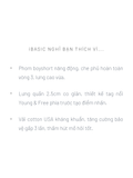  Quần lót nữ boyshort cotton USA thoáng khí iBasic - PANY121 