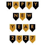 Dây cờ Happy New Year banner dcny04
