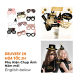 Bộ Phụ Kiện Chụp Hình Photoprops Happy New Year Nhiều Mẫu CBHP45