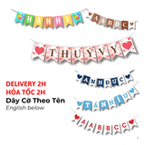 Dây Cờ, Chữ Cái Ghép Tên - Custom Letters Banner Name CCH110