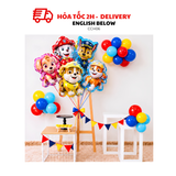 Bộ Bong Bóng Sinh Nhật Chủ Đề Chó Cứu hộ Nhiều Màu Paw Patrol Birthday Balloon Set CCH06
