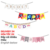 Dây Cờ Đặt Theo Tên Nhiều Mẫu - Name Bunting Multiple Designs CCH49