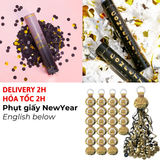 Ống Phụt Giấy Kim Tuyến Nhiều Màu-Party Popper CBHP94