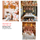Bộ Bóng Chữ Bride To Be Màu Rosegold 40cm CTDT86