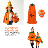 Bộ Trang Phục Bí Ngô Cho Lễ Hội Halloween Nhiều Mẫu TPHT77