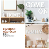 Chữ Gỗ Màu Trắng 15cm HPNI65